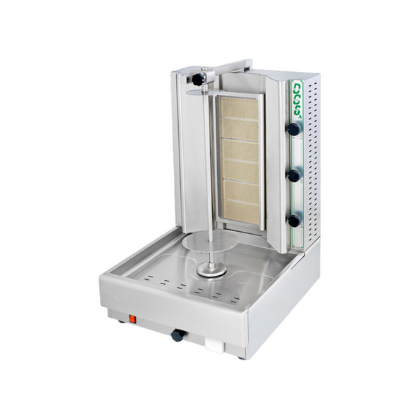 Machine à kebab gaz 3 zones 530x640x830mm
