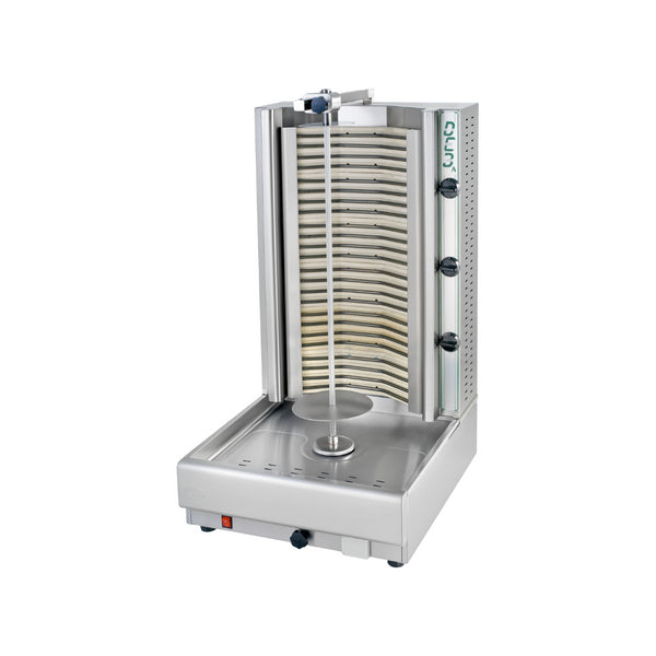 Machine à kebab électrique 3 zones 530x640x990mm