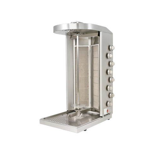 Machine à kebab gaz 20 zones 530x720x1160mm