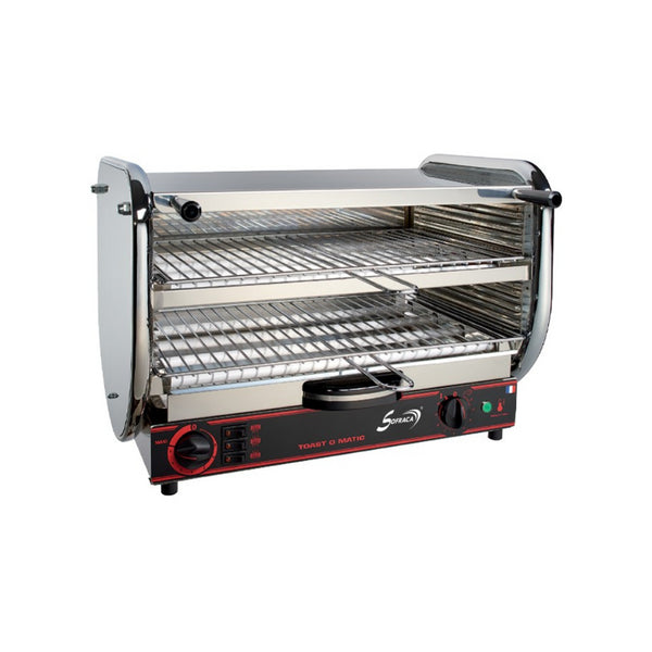 Toaster électrique SENIOIR 2 étages - tubes quartz - 570x360x390mm