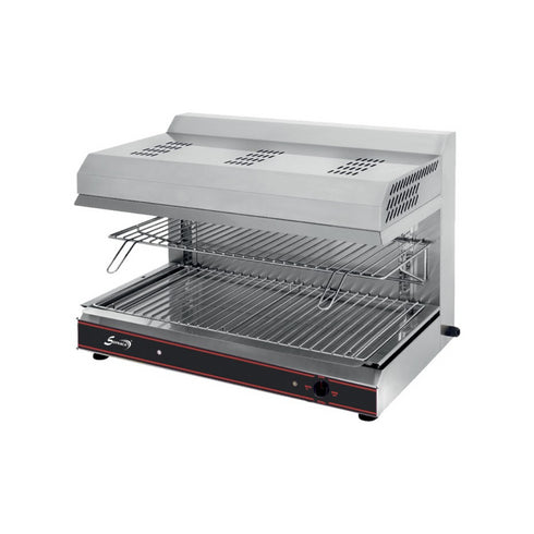 Salamandre à gaz à plafond fixe - Brûleurs infrarouges - 800x640x590mm