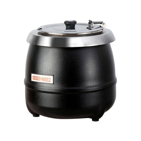 Marmite à soupe noire 10L