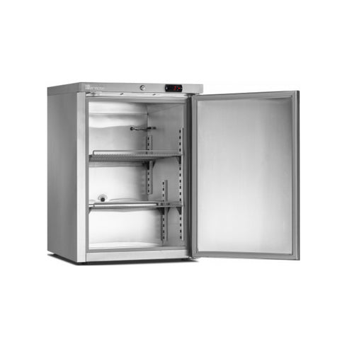 Mini armoire réfrigérée négative en inox -18/-22°C - 1 porte pleine - 600x600x835mm