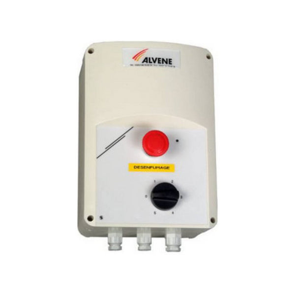 Autotransformateur 5 positions avec coup de poing - 4 Ampères - Triphasé 400V