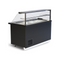 Vitrine bain-marie GASTROLINE PREMIUM - 2 GN 1/1 + 2 GN 1/4 - Plan en granit + LED - 1040x880x1300mm