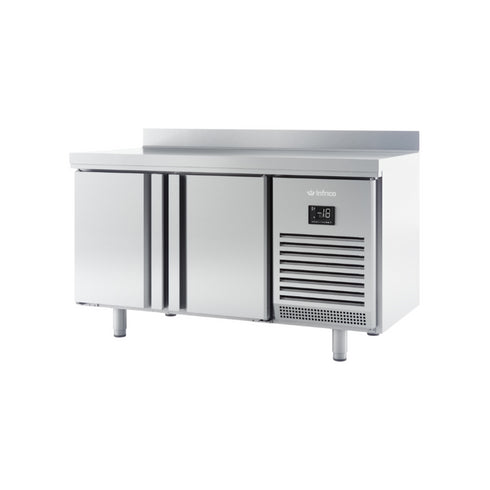 Desserte réfrigérée négative -18°C 2 portes 1468x700x850mm