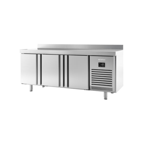 Desserte réfrigérée négative -18°C 3 portes 1960x700x850mm