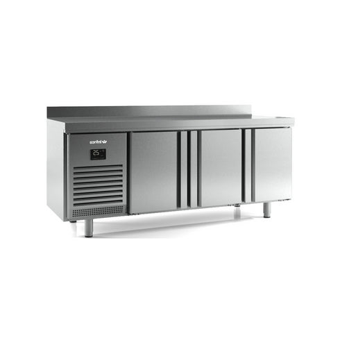 Desserte réfrigérée positive -2/+8°C 4 portes 2452x600x850mm