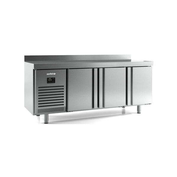 Desserte réfrigérée positive -2/+8°C 4 portes 2452x600x850mm