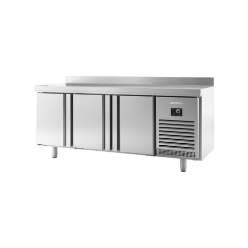 Desserte réfrigérée positive -2/+8°C 3 portes 1960x600x850mm