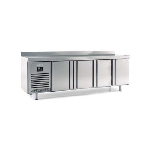 Desserte réfrigérée négative -18°C 4 portes 2452x600x850mm