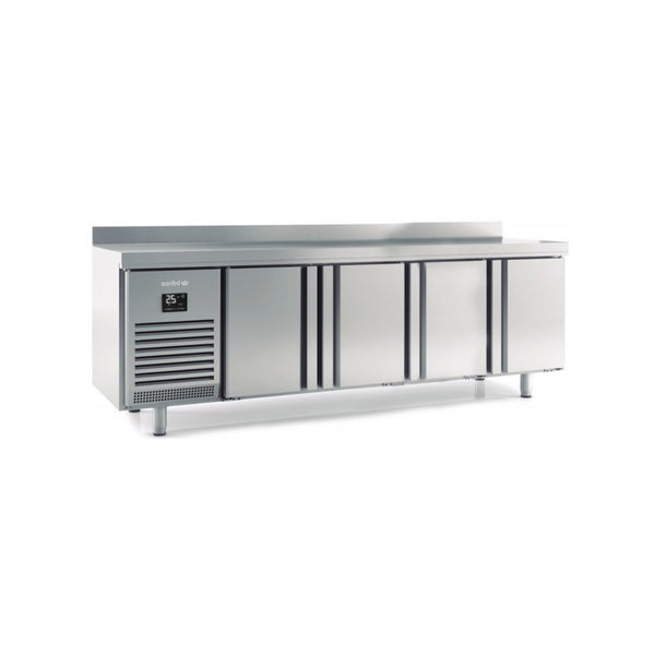 Desserte réfrigérée négative -18°C 4 portes 2452x600x850mm