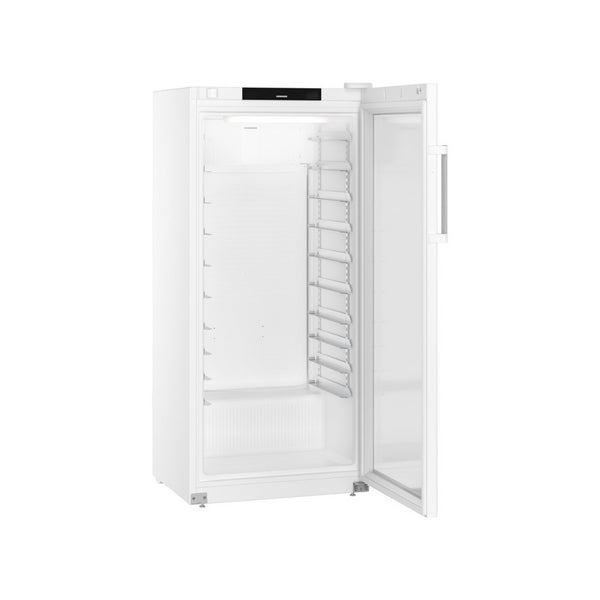 Armoire réfrigérée EURONORMES CONFORT 600X400 positive ventilée en époxy blanc 1 porte vitrée - 533 litres