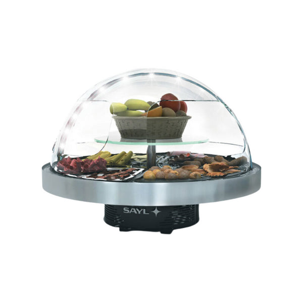 Buffet réfrigérée vitre arrondie à poser - 950