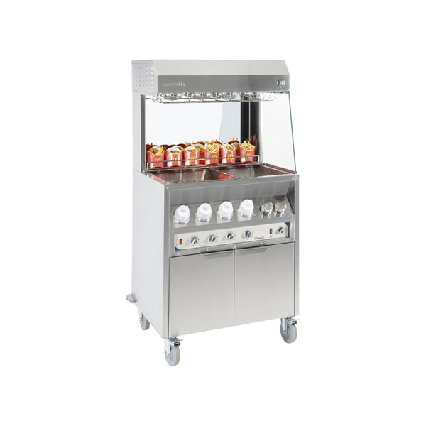 Poste de salage chauffe sauce 800