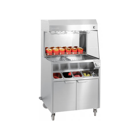 Poste de salage double chauffe 800