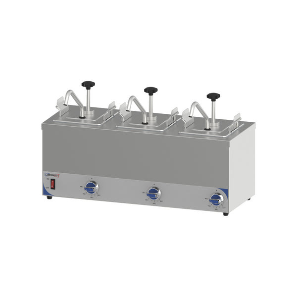 Pompe à sauche chauffante triple