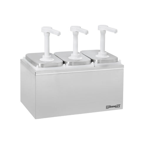 Pompe à sauce neutre 3 x 2 litres