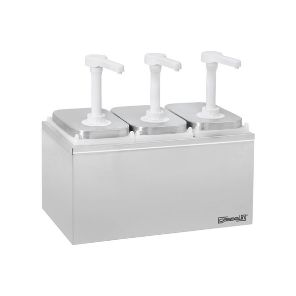 Pompe à sauce neutre 3 x 2 litres