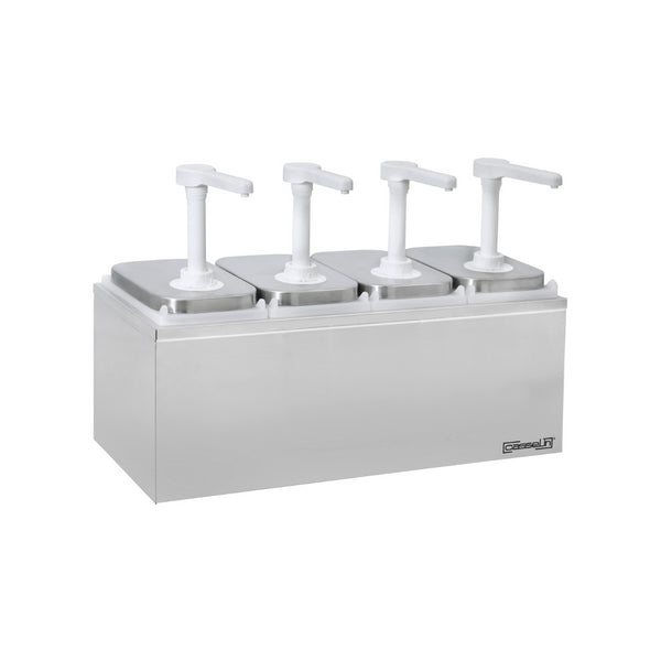 Pompe à sauce neutre 4 x 2 litres