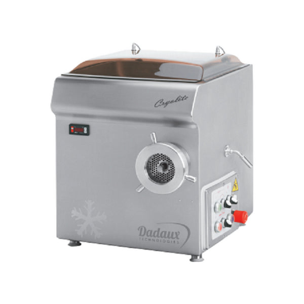 Hachoir réfrigérée CRYOLITE - Double coupe - sans reconstitueur - 98mm - Grille 4mm - Triphasé 400V