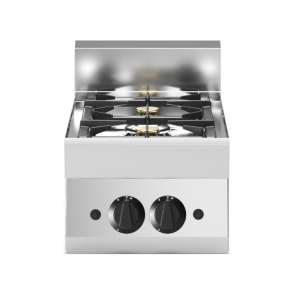 Cuisinière à gaz 2 feux à poser 400x650x300 8