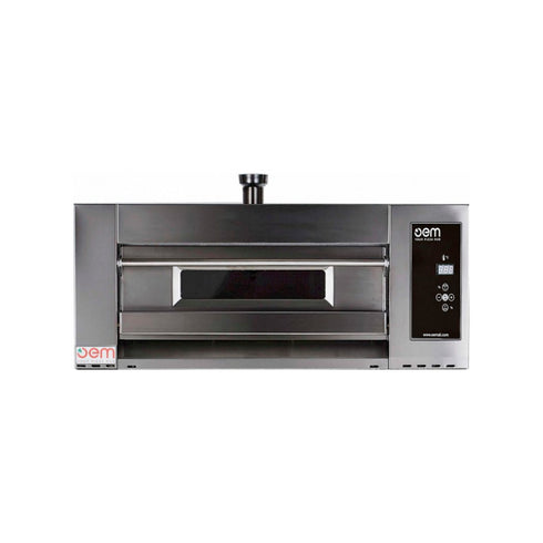 Four à pizza 1 niveau digitale - 6 pizzas 30cm - 950x1270x400mm - Triphasé