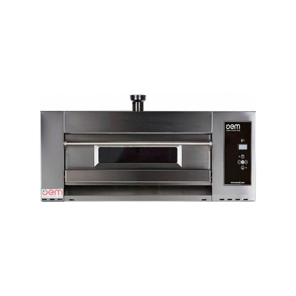 Four à pizza 1 niveau digitale - 6 pizzas 30cm - 950x1270x400mm - Triphasé