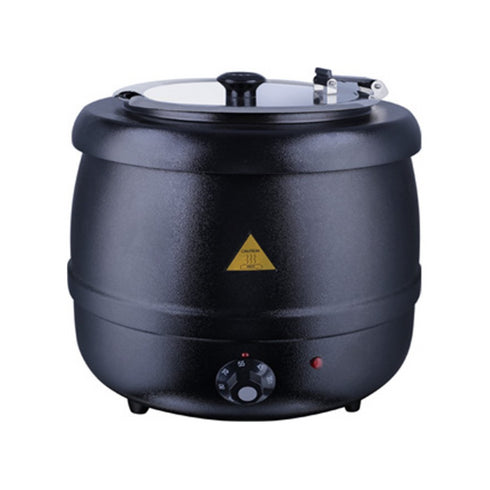 Marmite à soupe électrique en inox 10L 350x350x380mm