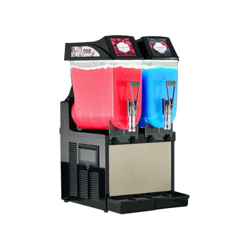 Distributeur de granité & frappé 12+12 litres