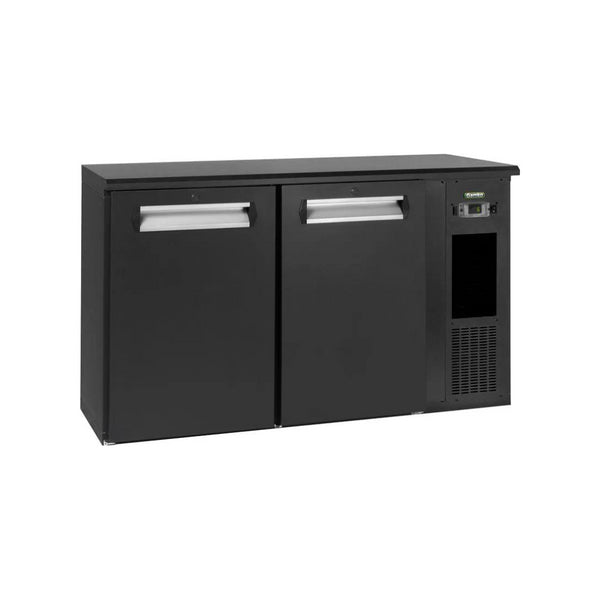 Arrière-bar 2 portes pleines anthracite