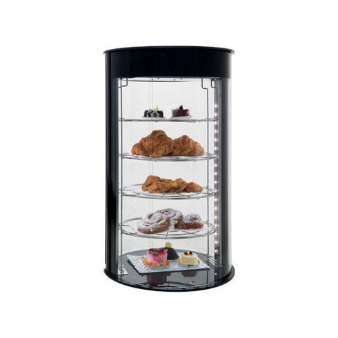 Vitrine d'exposition neutre à poser 5 niveaux- 435