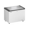 Congélateur coffre en époxy blanc + couvercle inox - 266 litres