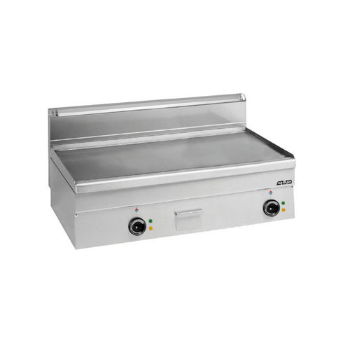 Plancha lisse chromée électrique à poser - 1000x600x270mm - 12