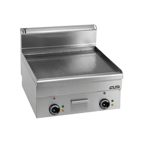 Plancha lisse chromée électrique à poser - 600x600x270mm - 7