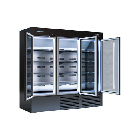 Armoire négative 3 portes vitrées - Température -18°C