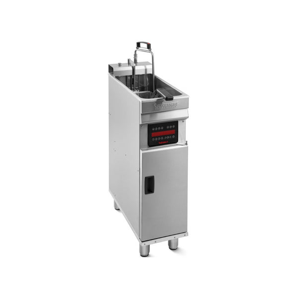 Friteuse électrique digitales sur meuble 10 litres - 250x600x850mm - 11 kW Triphasé 400V