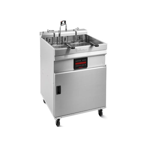 Friteuse électrique digitales sur meuble 18 litres - 400x600x850mm - 22 kW Triphasé 400V