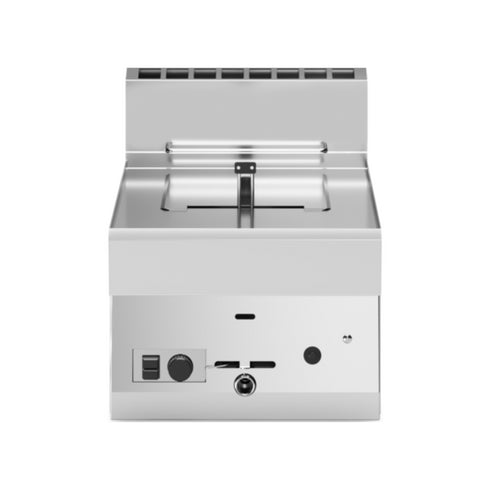 Friteuse à gaz 1 cuve de 8L à poser 400x650x300mm 6