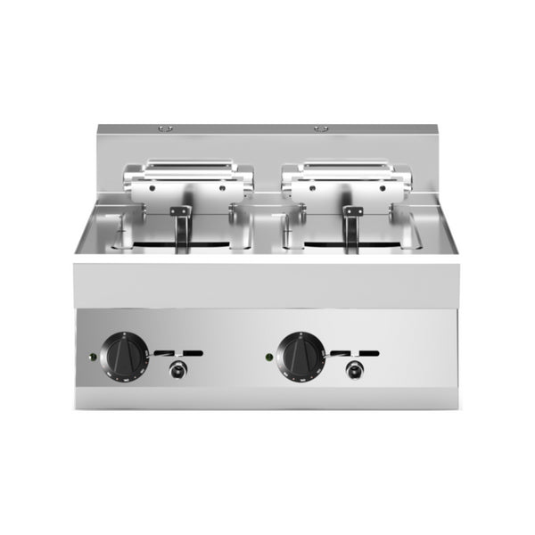 Friteuse électrique 2 cuves de 10L à poser