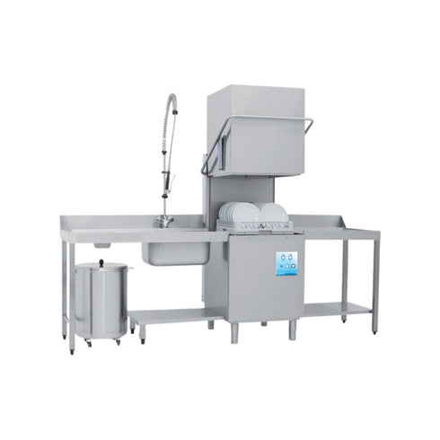 Lave vaisselle à capot FAST - Panier 500x500mm - Passage : 400mm - Triphasé 400V