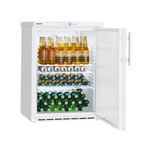 Armoire réfrigérée PREMIUM positive ventilée en époxy blanc 1 porte - 134 litres