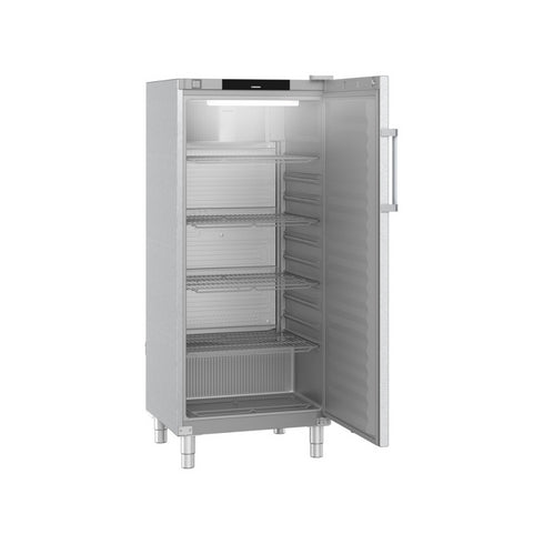 Armoire réfrigérée de restauration positive ventilée en inox 1 porte - GN 2/1 - 571 litres