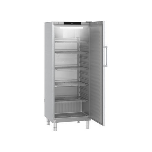 Armoire réfrigérée de restauration positive ventilée en inox 1 porte - GN 2/1 - 655 litres