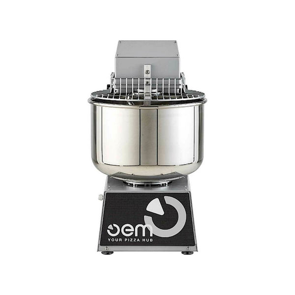 Pétrin à spirale tête fixe - 2 vitesses - Capacité : 30 litres - Monophasé