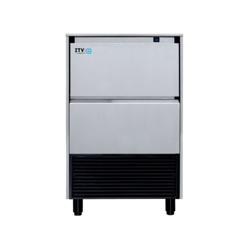 Machine à glaçons pleins refroidissement à eau 112kg/24h - Réserve 60kg