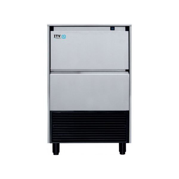 Machine à glaçons pleins refroidissement à eau 112kg/24h - Réserve 60kg