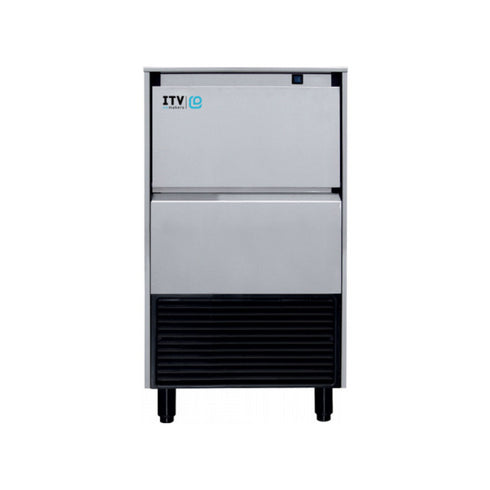 Machine à glaçons pleins avec pompe de relevage - refroidissement à air 37kg/24h - Réserve 20kg