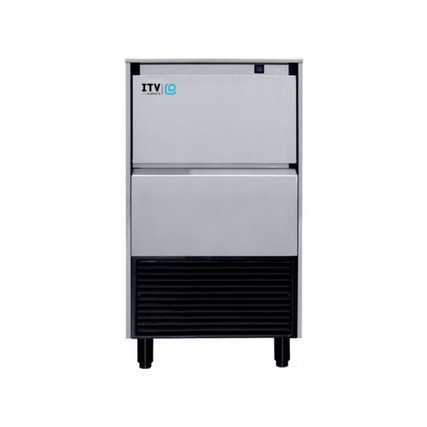 Machine à glaçons pleins avec pompe de relevage - refroidissement à air 37kg/24h - Réserve 20kg