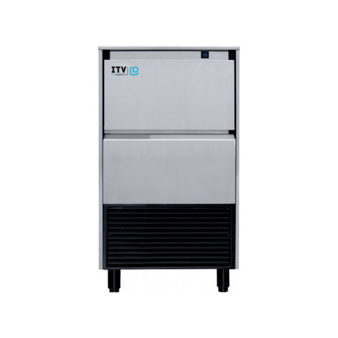 Machine à glaçons pleins refroidissement à eau 47kg/24h - Réserve 20kg